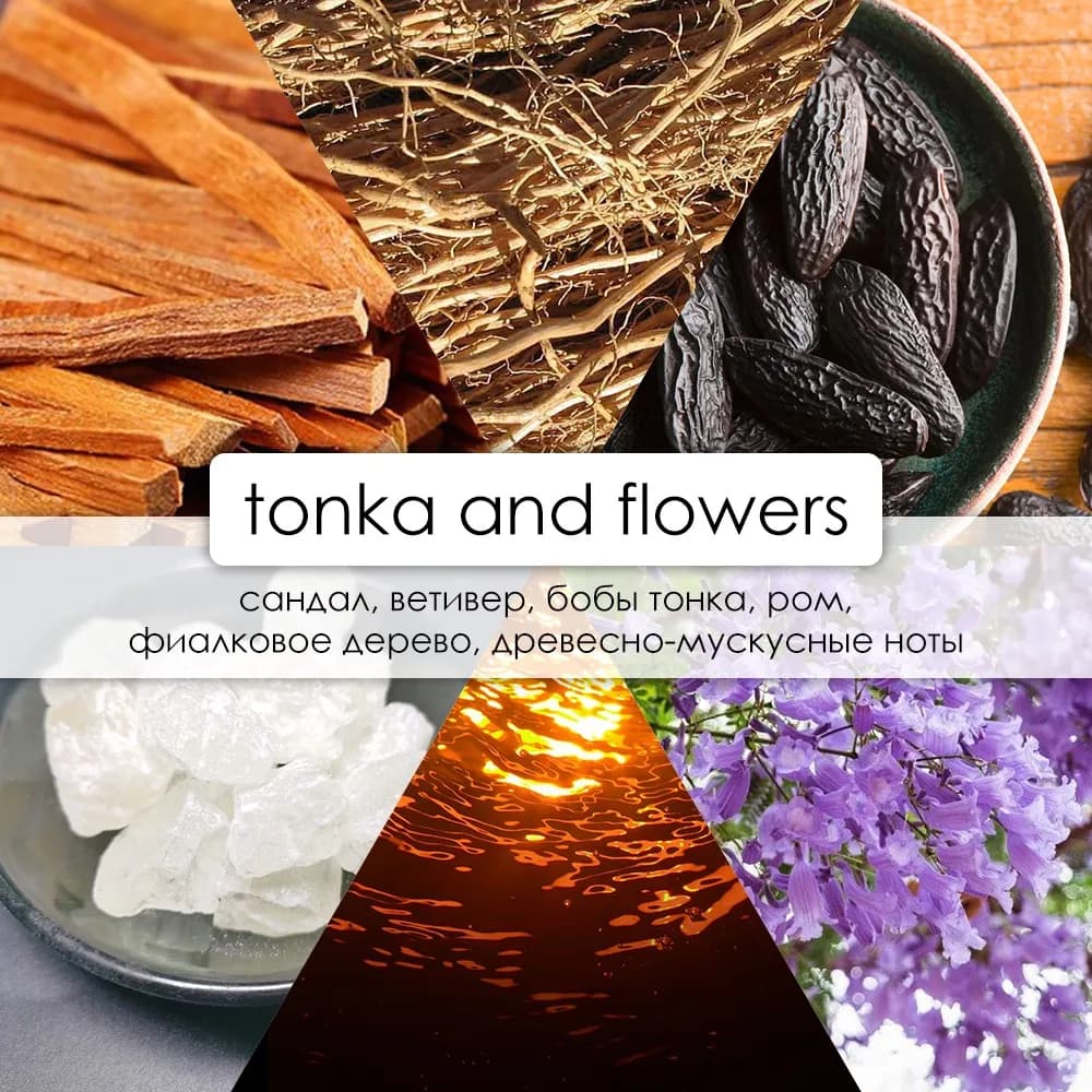 Свеча Crystal TONKA & FLOWERS 250ml - фото 3